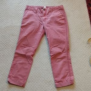 Gap Girlfriend Chinos washed red size 6
